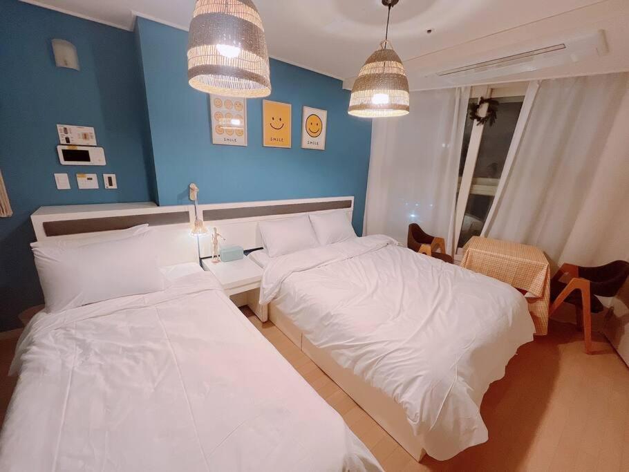 Haeundae Beach Stay #2Min Walk #2Beds Busan Exteriör bild